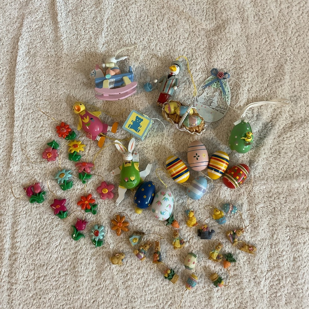 Colorful Easter Egg Hanging Decorations